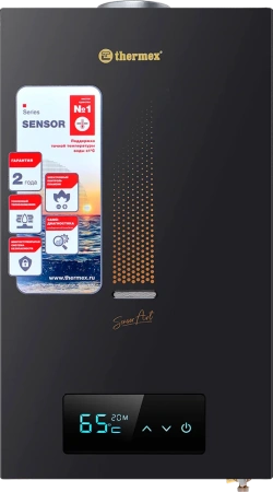 Проточный водонагреватель Thermex Sensor Art S 20 MD Art black газовый