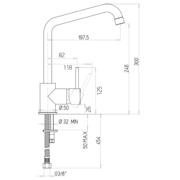 смеситель для кухни paini cox granite truffle 7872572cr599h1km