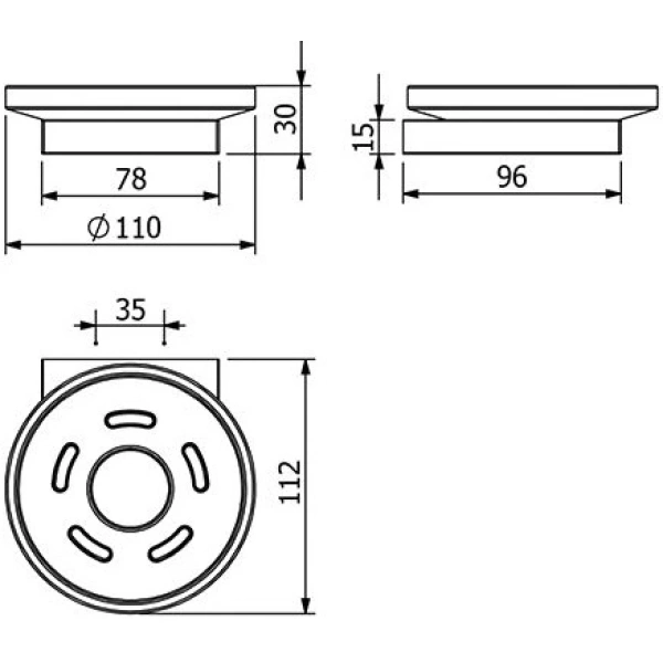 Мыльница Kludi Vela C 31985N0 брашированное золото
