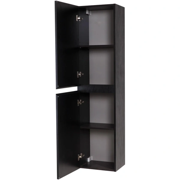 шкаф пенал cezares molveno 40 molveno-1600-2a-sc-nr подвесной nero