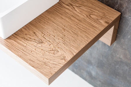 столешница под раковину ravak formy l 100 x000000831 белая