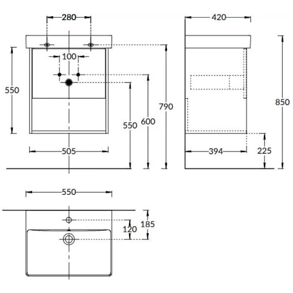 тумба под раковину kerama marazzi pro 55 pro.55.1\olm подвесная белая матовая швейцарский вяз
