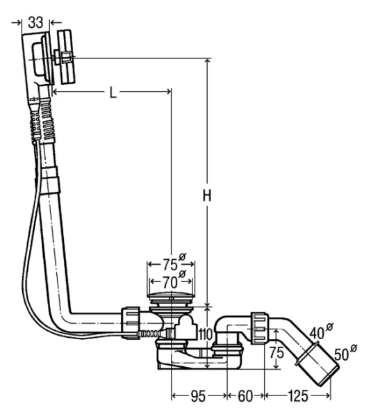 слив-перелив viega multiplex visign m5 101909
