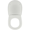 сиденье для унитаза roca debba round zru9307607 с микролифтом, белый