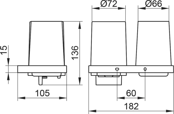 Держатель с Дозатор для мылаом и стаканом Keuco Edition 11 11153 059000 никель