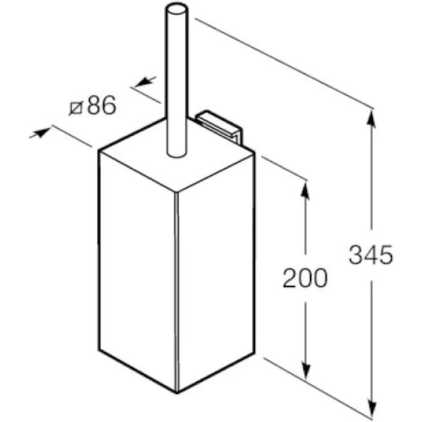Ёршик для унитаза Roca Rubik 816851001