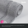 коврик для ванной комнаты с вырезом 45х45 iddis ptlt06mi12 микрофибра, серый