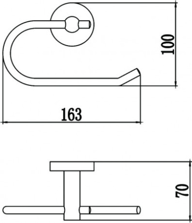 держатель туалетной бумаги savol 87 s-008752