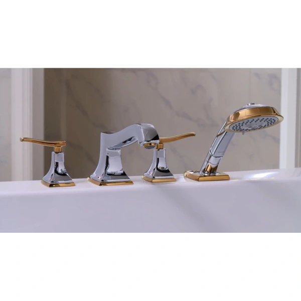 смеситель на борт ванны hansgrohe metropol classic 31441090