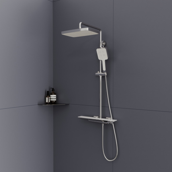 душевая система rgw shower panels sp-34 51140134-01 с термостатом хром