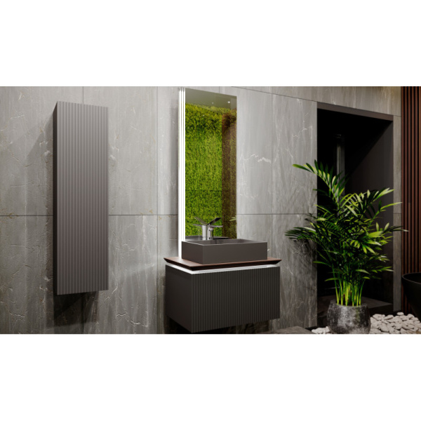 тумба антрацит 80 см jorno strong str.01.80/p/a