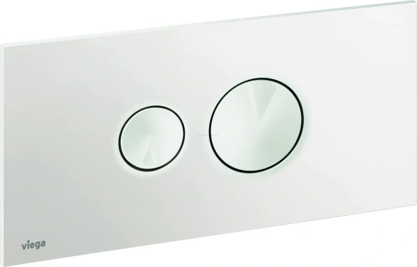 кнопка смыва для инсталляции viega visign for style 10 596316 для унитаза, пластик, цвет белый