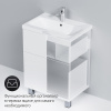 тумба под раковину am.pm gem m90fsx06022wg32 60x42см, напольная, цвет белый глянец