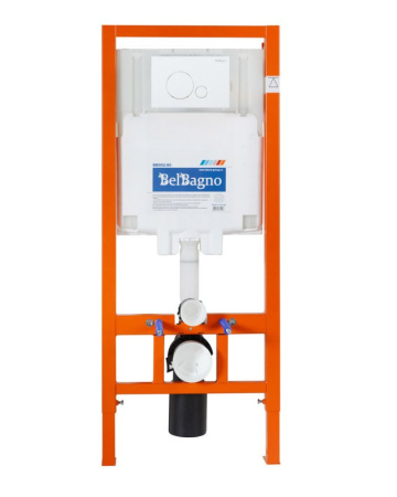 комплект унитаза с инсталляцией belbagno tre bb8001chr/sc/bb002-80/bb005-pr-chrome с сиденьем микролифт и клавишей смыва хром глянцевый.