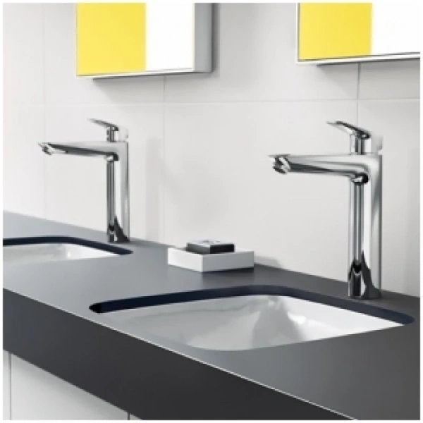 смеситель hansgrohe logis 71091000 для раковины, без донного клапана, хром