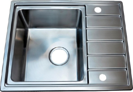кухонная мойка seaman eco roma smr-6150a с клапан-автоматом