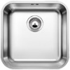 Кухонная мойка Blanco Supra 400 U 518201 сталь без клапана