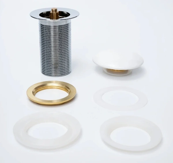 донный клапан gid minucia wh100 для раковины, без перелива, белый