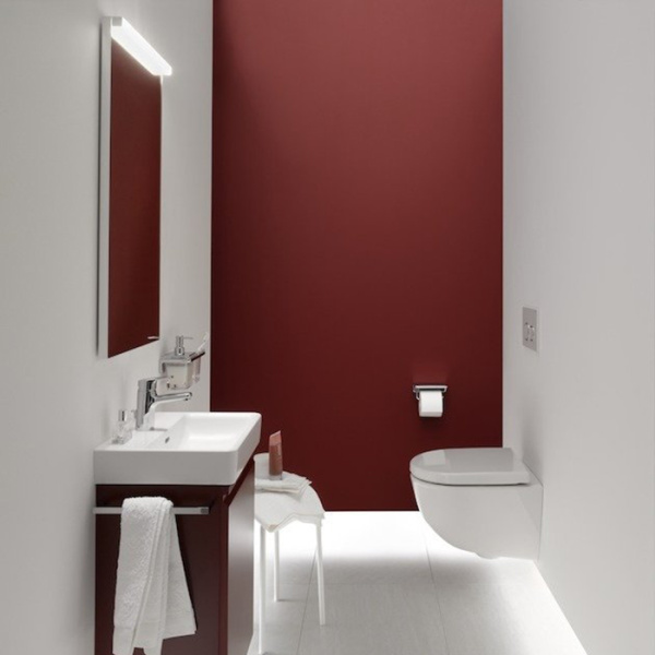 laufen laufen frame 25 зеркало 45x82.5см., с алюминиевой рамой, цвет: хром