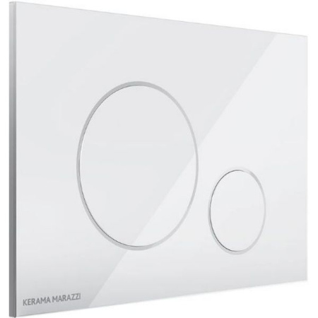клавиша смыва kerama marazzi fpr.a.wht белая глянцевая