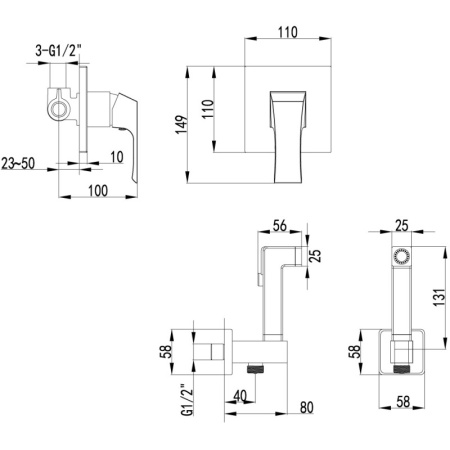 гигиенический комплект lemark unit lm4519c