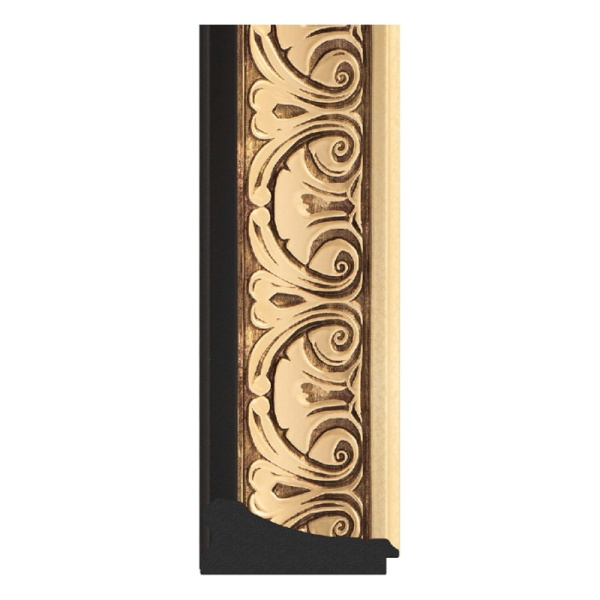 зеркало evoform exclusive-g 110х110 барокко золото