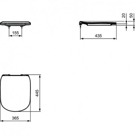 комплект унитаза с инсталляцией ideal standard tesi t386801 с сиденьем микролифт