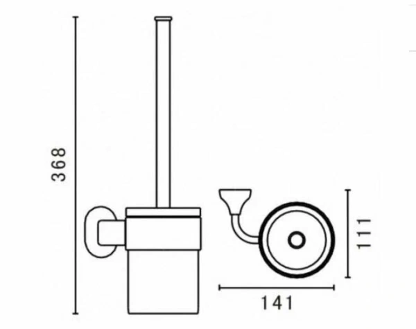 Ёршик для унитаза Art&Max OvaleE AM-E-4081 Ёршик для унитаза Art&Max OvaleE AM-E-4081