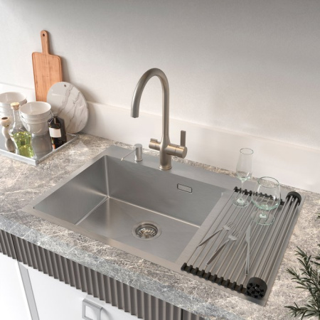 сушилка iddis kitchen line rol35sri59 складная, нержавеющая сталь