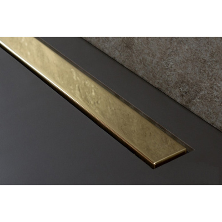 душевой канал 950 мм 2 в 1 с основой под плитку pestan confluo frameless gold line 13701225