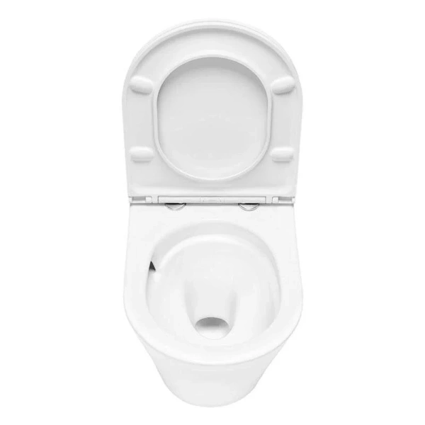 Унитаз TECE TeceSpring K 9700997 подвесной, безободковый, с сиденьем, белый