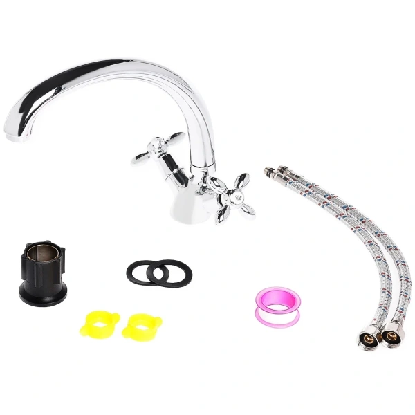 смеситель для кухни agger retro a1900200 хром