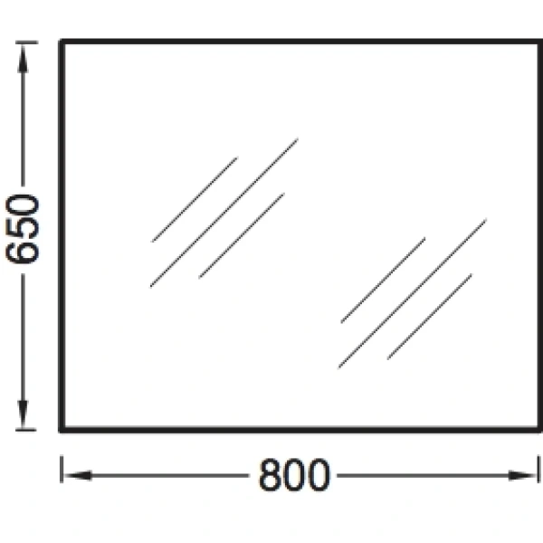 зеркало jacob delafon struktura 80 eb1098-nf подвесное