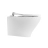 унитаз подвесной безободковый belbagno acqua bb340chr, без сиденья, цвет белый