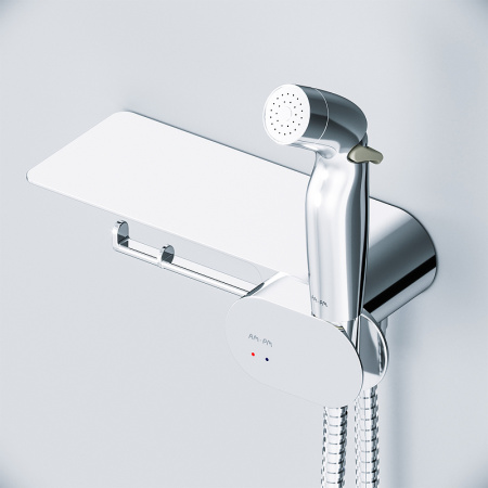 унитаз компакт am.pm inspire ck50c1704w с гигиеническим душем и ершиком с бачком и сиденьем микролифт