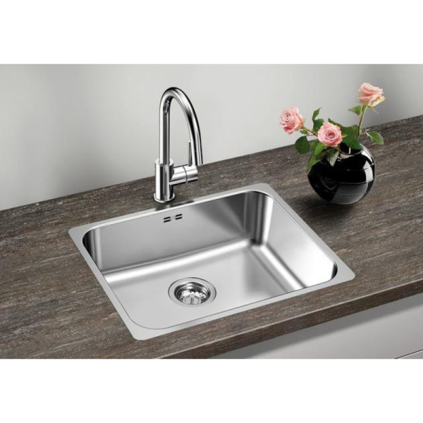 кухонная мойка blanco supra 500-if полированная сталь 526351