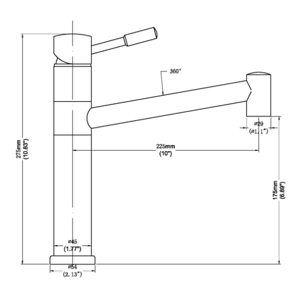 смеситель для кухни seaman eco koblenz ssn-2016a