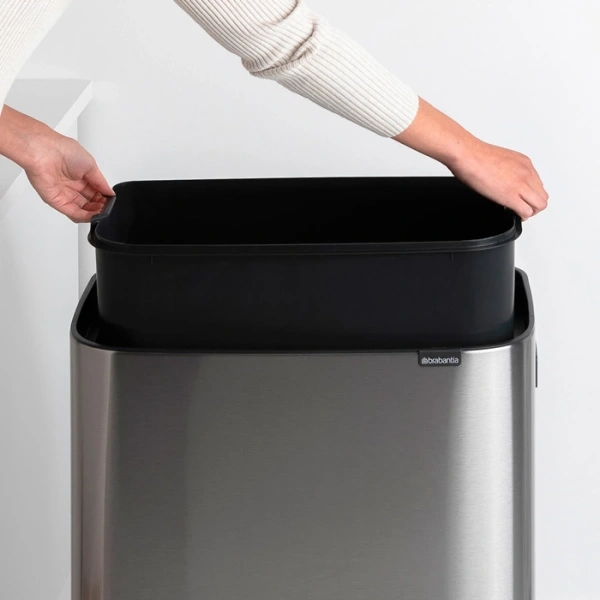 Мусорное ведро Brabantia Bo Touch Bin Hi 130267 60 л, стальное матовое