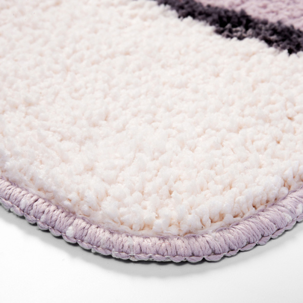 Коврик для ванной комнаты WasserKRAFT Ruwer 90х60 BM-6705 Розовый