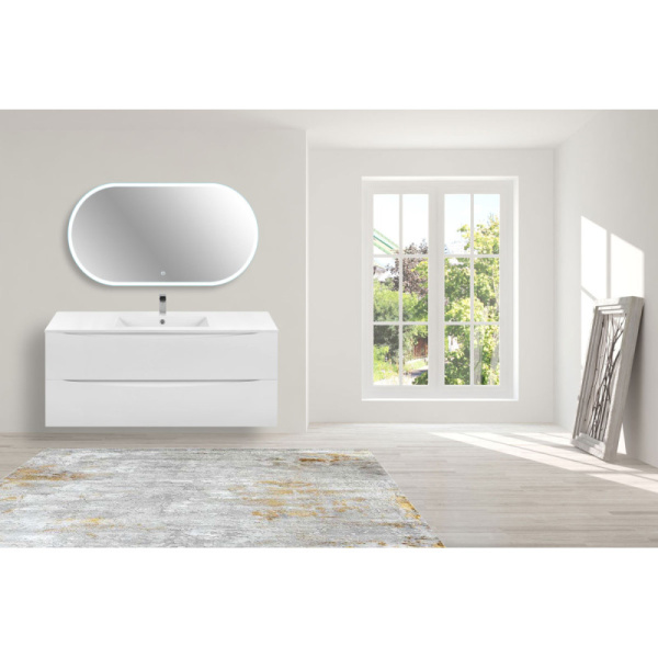 тумба белый глянец 120,9 см vincea mia vmc-2mc120gw
