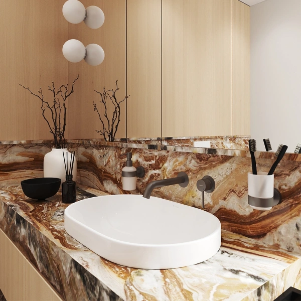 раковина aqueduto inserto ins0110 врезная, овальная, 61x41xh18.5 см, белый