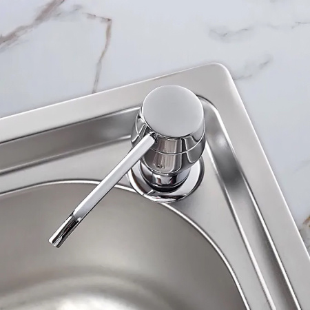 дозатор для моющего средства haiba hb405 цвет хром