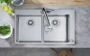 смеситель для кухни hansgrohe metris m71 73806000, хром