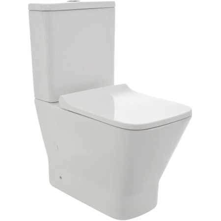 Унитаз компакт AQUAme AQM1005 без бачка, с сиденьем микролифт, цвет белый