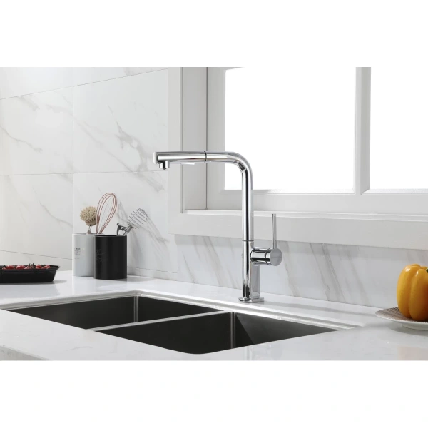 смеситель для кухни paulmark neo ne214419-cr, цвет хром