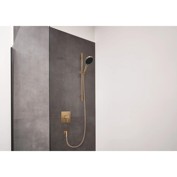 смеситель для душа hansgrohe finoris 76615140 встраиваемый, бронза