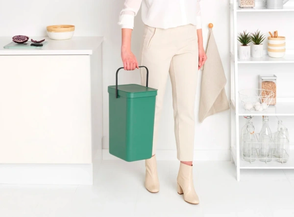Мусорное ведро Brabantia Sort&Go 129827 16 л, темно-зеленое