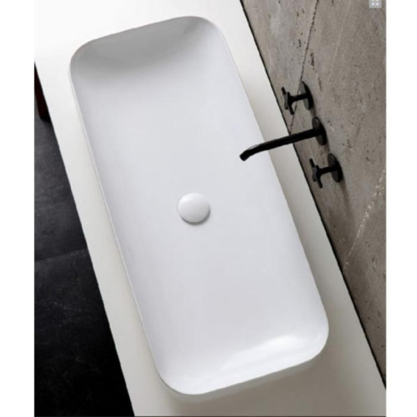 Раковина-чаша Azzurra Elegance Soft 90 ELLG090400S0BI/(ESO90 bi)*0 Белая