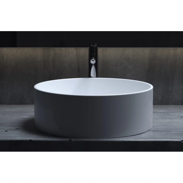 накладная раковина в ванную salini armonia 130112sg из искусственного камня