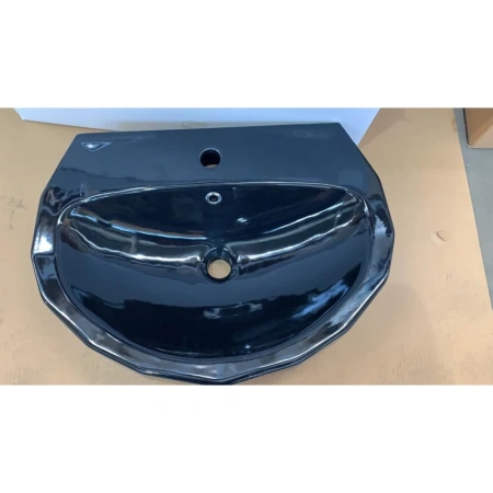 раковина накладная bewash bekinger 87601106 60 см черная
